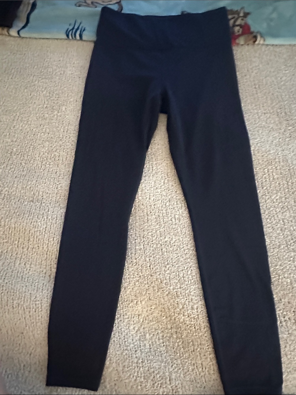 Athleta full length Medium ultra high rise elation tights. EUC dark navy
